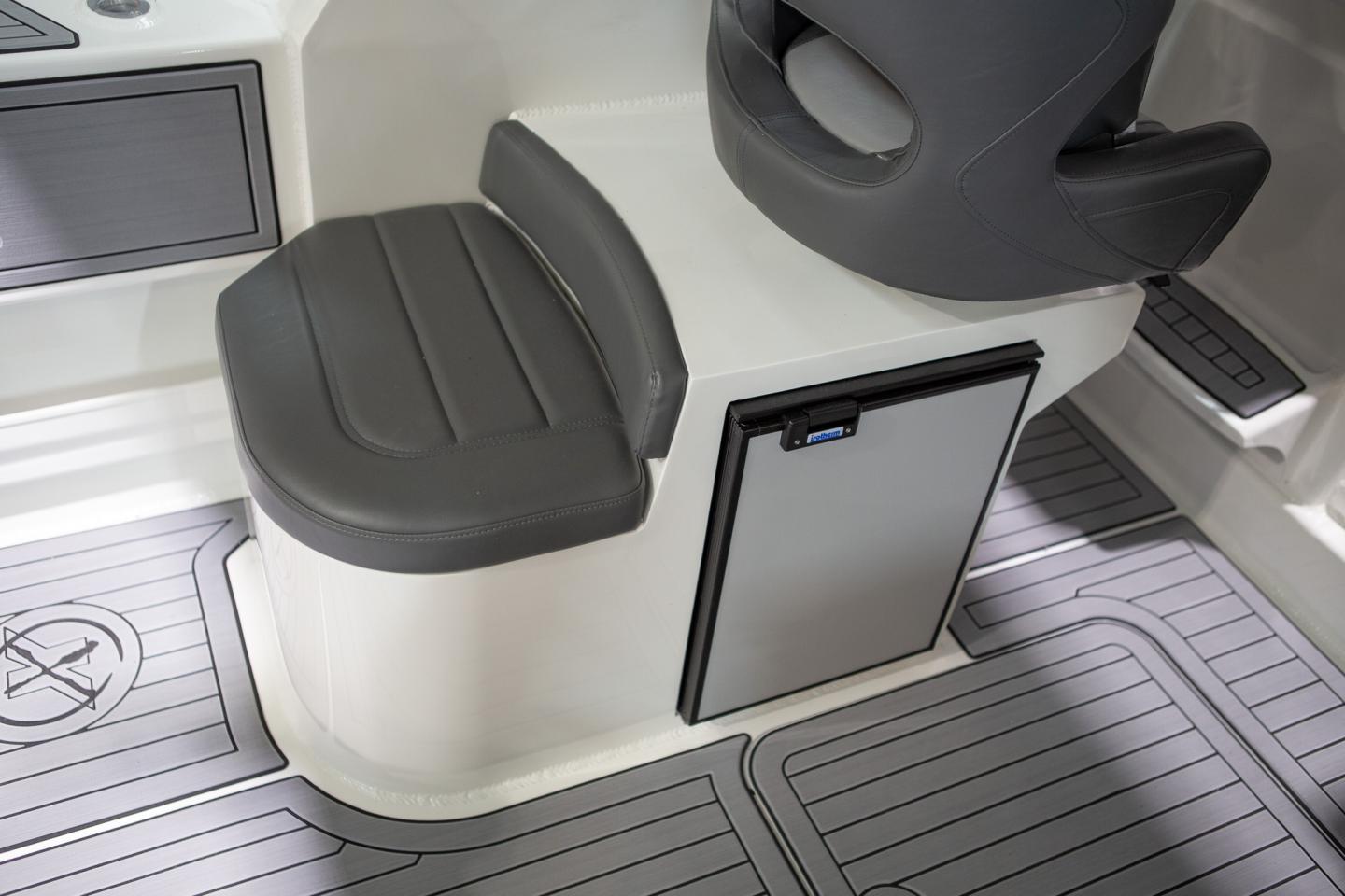 Extreme Boats curved seating with fridge